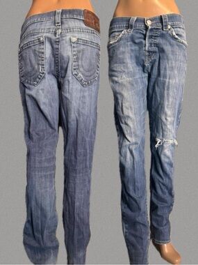 True Religion blue slim leg Jeans